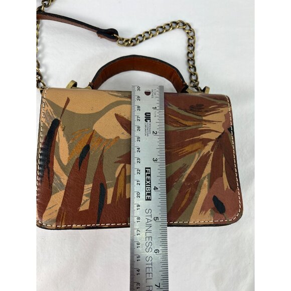 Patricia Nash Tropical Leather Crossbody Clutch Purse - Picture 10 of 12